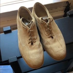 Hogan low top lace trainers